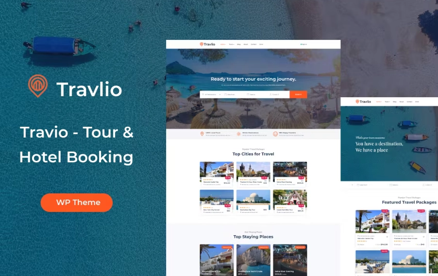 Travlio Travel Booking WordPress Theme 1.0.4 GPL Theme 1 Travlio Travel Booking WordPress Theme 1.0.4 GPL Theme