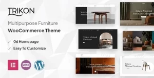 Trikon Multipurpose Furniture WooCommerce Theme 1.0.2 GPL Theme
