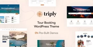 Triply Tour Booking WordPress Theme 2.3.9 GPL Theme