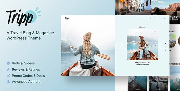 Tripp Travel Blog Magazine WordPress Theme 1.2.1 GPL Theme 1 Tripp Travel Blog Magazine WordPress Theme 1.2.1 GPL Theme