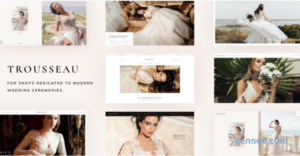 Trousseau Bridal Shop WordPress Theme 1.2 GPL Theme