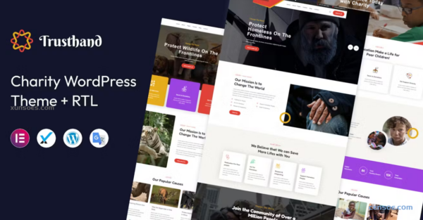 Trusthand – Charity WordPress Theme 1.0.1 GPL Theme