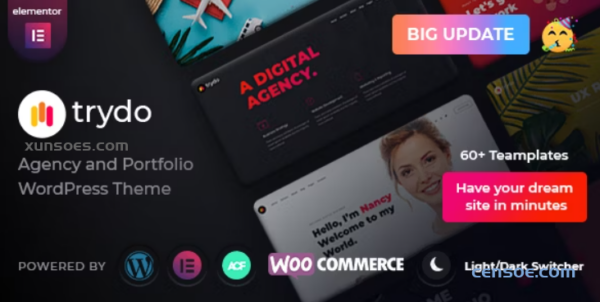 Trydo Agency Portfolio Theme 1.1.2 GPL Theme