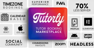Tutorly | Booking Marketplace WordPress Theme 1.2 GPL Theme