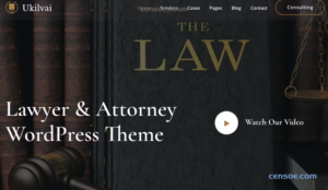Ukilvai Lawyer Attorney WordPress Theme 1.1.2 GPL Theme