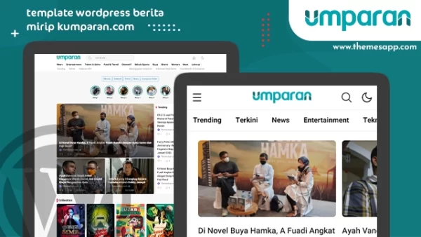 UmparanWP, Template WordPress Berita Mirip Kumparan.com 1.0.0 GPL Theme