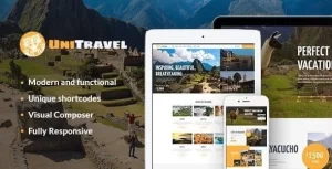 UniTravel 1.2.3 GPL Theme