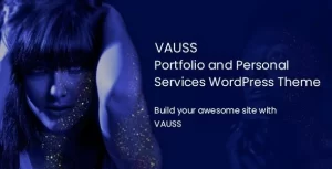 VAUSS Portfolio and Personal Services WordPress Theme 1.1 GPL Theme