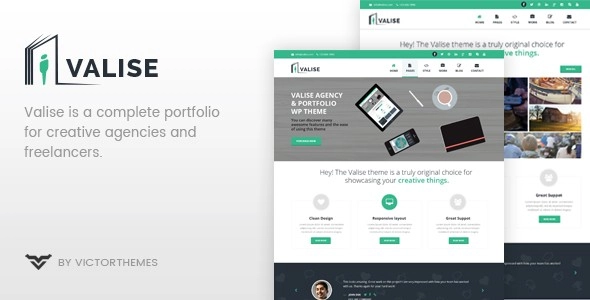 Valise Agency / Personal Portfolio Theme 3.2 GPL Theme 1 Valise Agency / Personal Portfolio Theme 3.2 GPL Theme