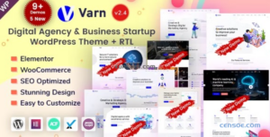 Varn IT Marketing SEO Agency Portfolio WordPress Theme 2.4 GPL Theme