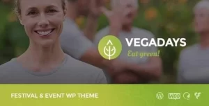 VegaDays Vegetarian Food Festival Eco Event WordPress Theme 1.1 GPL Theme