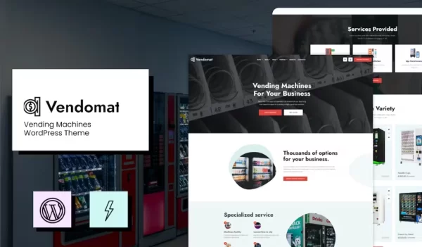 Vendomat Vending Machines WooCommerce Theme 1.2.2 GPL Theme