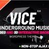 Vice Underground Music Elementor WordPress Theme 2.3.1破解版主题