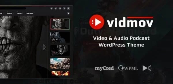 VidMov Video WordPress Theme 1.9.4 GPL Theme
