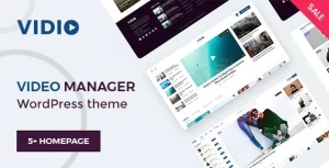 Vidio Video Manager WordPress theme 1.1.8 GPL Theme
