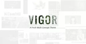 Vigor – Vintage WordPress Theme 3.3 GPL Theme