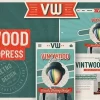 VintWood a Vintage Retro WordPress Theme 1.1.2破解版主题