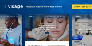 Visage  – Medical Health WordPress Theme 1.6 GPL Theme