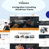 Visapass – Immigration Consulting WordPress Theme 1.0.2破解版主题