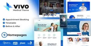 Vivo Health and Medical WordPress Theme 1.0.7 GPL Theme