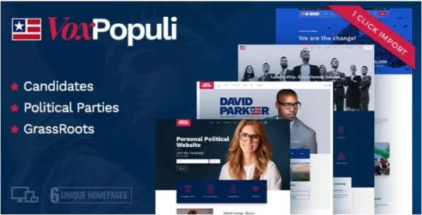 Vox Populi Political Party, Candidate Grassroots 1.1.1 GPL Theme