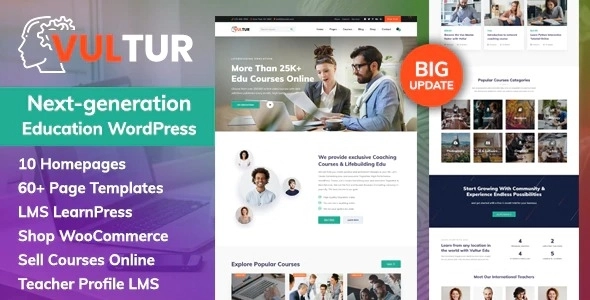 Vultur – Coach Online Courses LMS Education WordPress 1.1.0 GPL Theme 1 Vultur – Coach Online Courses LMS Education WordPress 1.1.0 GPL Theme