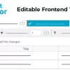 WP Sheet Editor Editable Frontend Tables 2.4.38破解版插件