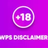 WPS Disclaimer WP Script 1.1.0破解版插件