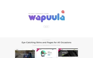 Wapuula Multipurpose Corporate WordPress theme WordPress Theme 1.1.0 GPL Theme