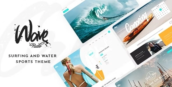 WaveRide Surfing and Water Sports Theme 1.3 GPL Theme