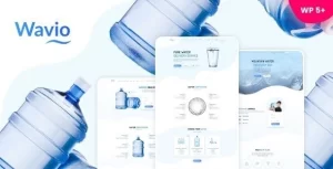 Wavio Bottled Water Delivery WordPress Theme 1.24 GPL Theme
