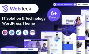 Webteck — IT-Lösung und Technologie WordPress The 1.0.0 GPL Theme