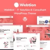 Webtion – IT Solution Consultant Responsive WordPress Theme 1.0.0破解版主题