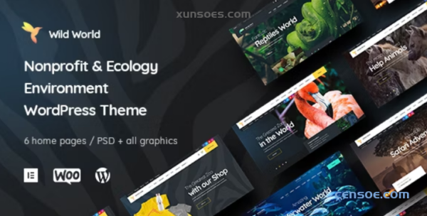 WildWorld | Nonprofit Ecology WordPress Theme 1.2 GPL Theme