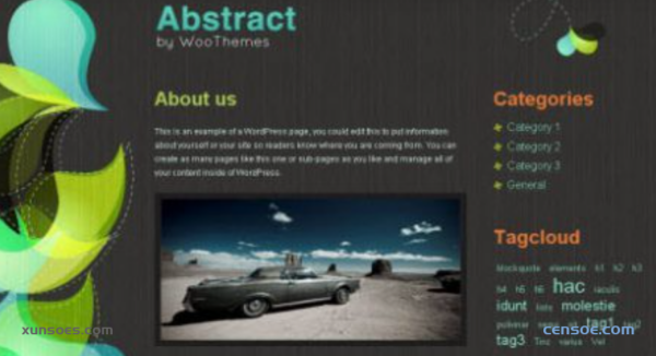 WooThemes Abstract Premium Theme 2.5.2 GPL Theme