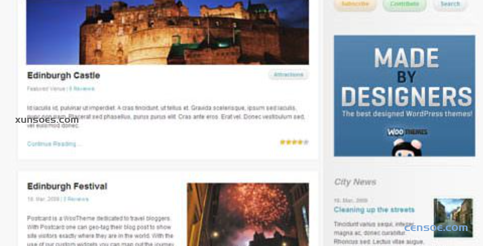 WooThemes City Guide Premium Theme 1.6.7 GPL Theme 1 WooThemes City Guide Premium Theme 1.6.7 GPL Theme