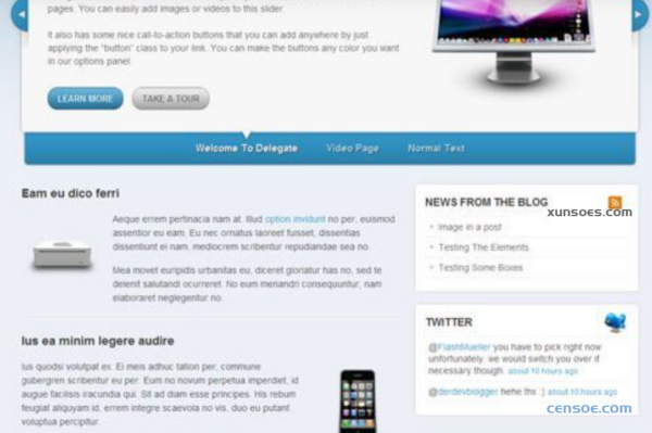 WooThemes Delegate Premium Theme 2.3.2 GPL Theme