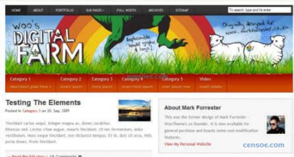 WooThemes Digitalfarm Premium Theme 1.4.3 GPL Theme