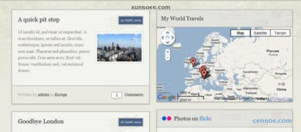 WooThemes Postcard Premium Theme 1.9.5 GPL Theme