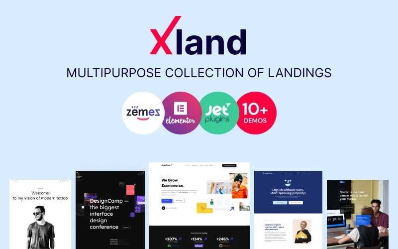 XLand Multipurpose Collection of Landing Pages WordPress Theme 2.0.2 GPL Theme 1 XLand Multipurpose Collection of Landing Pages WordPress Theme 2.0.2 GPL Theme