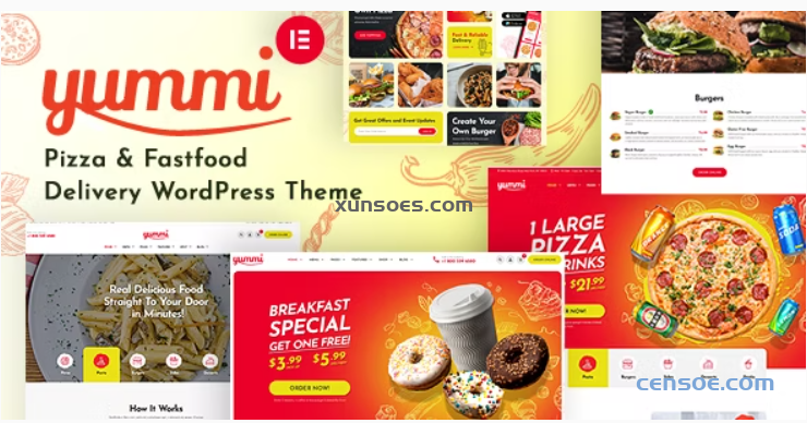 Yummi Fast Food Restaurant WordPress Theme 1.3 GPL Theme 1 Yummi Fast Food Restaurant WordPress Theme 1.3 GPL Theme