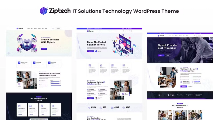 Ziptech IT Solutions Technology WordPress Theme 1.0 GPL Theme 1 Ziptech IT Solutions Technology WordPress Theme 1.0 GPL Theme