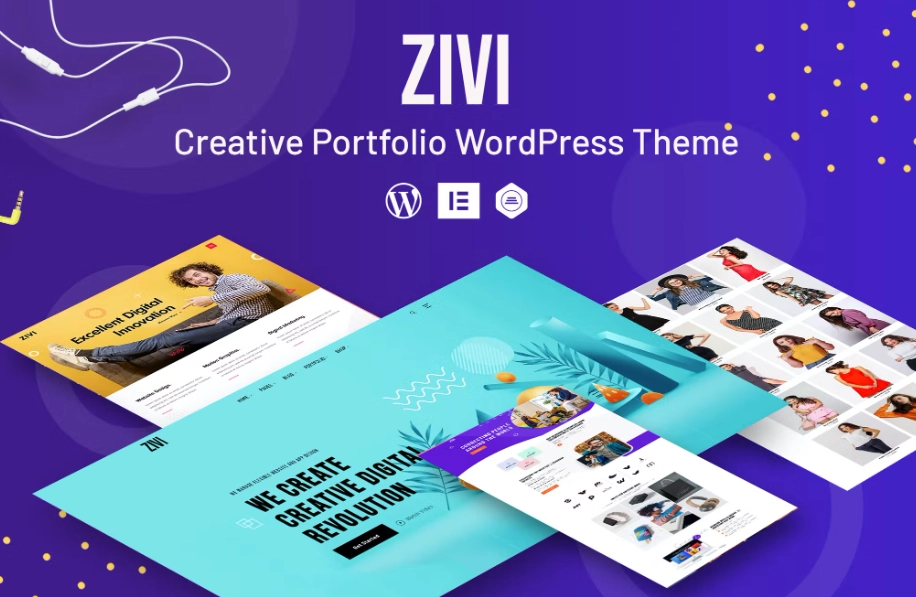 Zivi Creative Portfolio WordPress Theme 1.0.3 GPL Theme 1 Zivi Creative Portfolio WordPress Theme 1.0.3 GPL Theme
