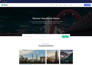 dPlace Tourism Travel WordPress Directory Theme 1.1 GPL Theme