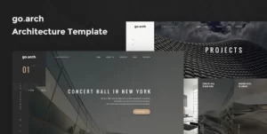 go.arch Architecture and Interior WordPress Theme 1.2.8 GPL Theme