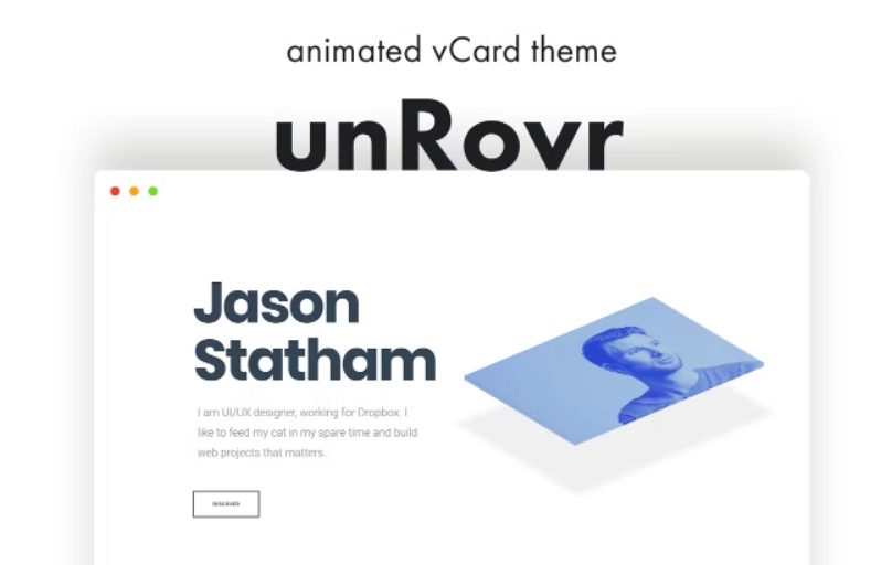 unRovr Animated vCard Resume WordPress Theme 1.2.1 GPL Theme 1 unRovr Animated vCard Resume WordPress Theme 1.2.1 GPL Theme