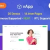 vApp | App Landing Page WordPress Theme 4.2 GPL Theme